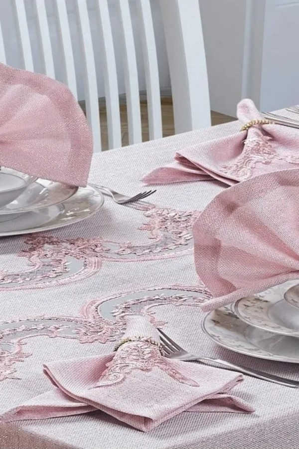 Pink Luxury Table Linen Set - Image 4