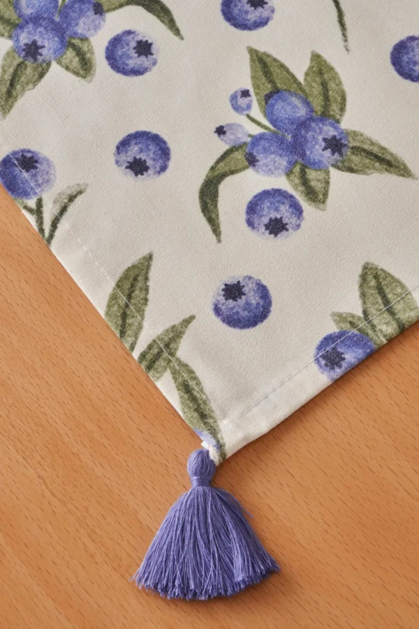 Cotton Blueberry Table Runner - Image 2