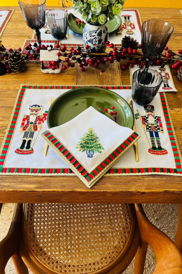 Christmas Linen Placemats