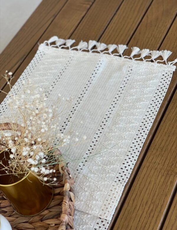 Lace Knitted Runner - Image 2