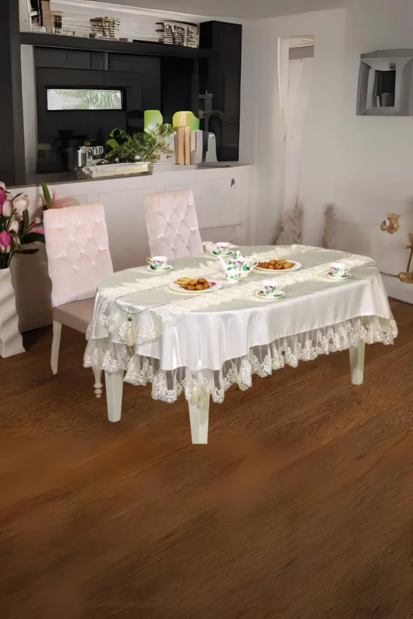 Luxury Lace Tablecloth & Runner