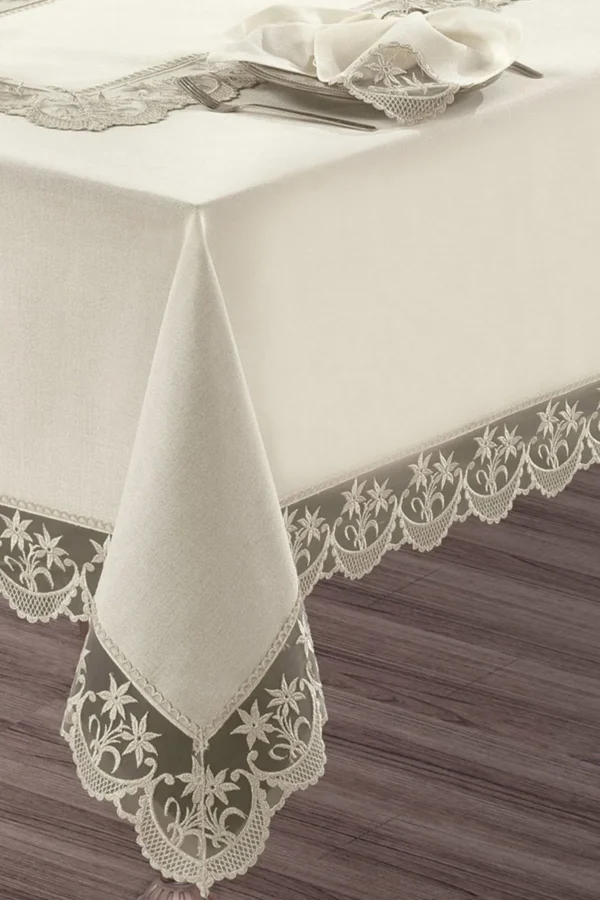 26-Piece French Lace Table Linen Set