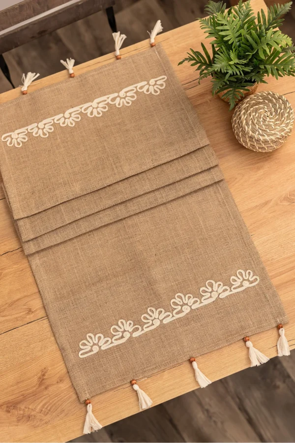 Natural Jute Table Runner - Image 2