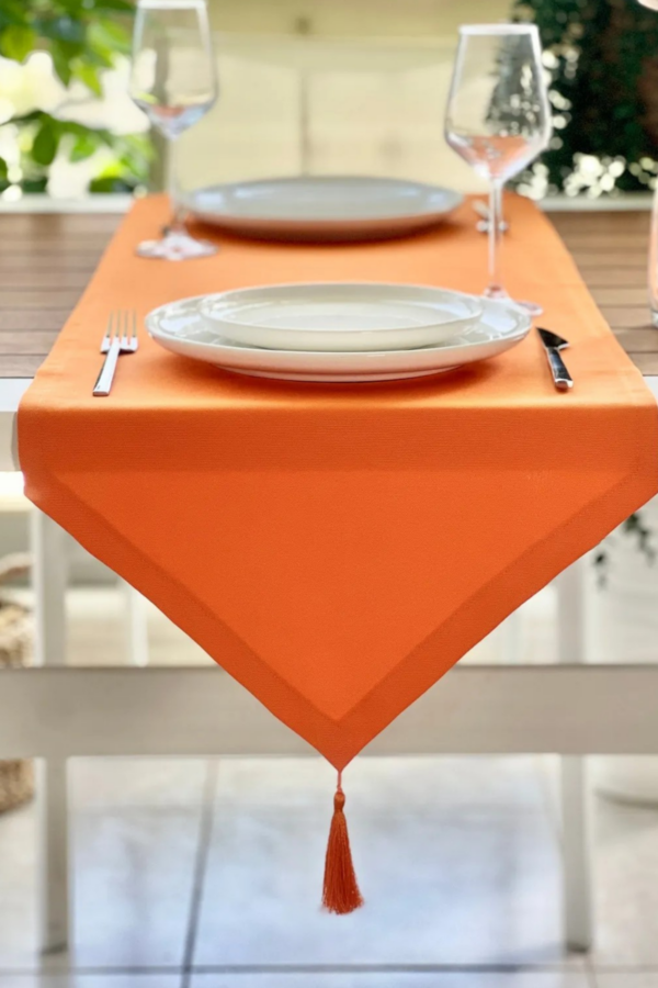 Orange Table Runner