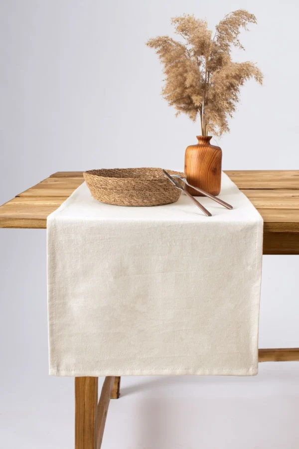 Organic Linen Table Runner