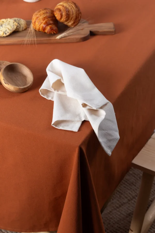 Premium Cotton Terracotta Tablecloth - Image 5