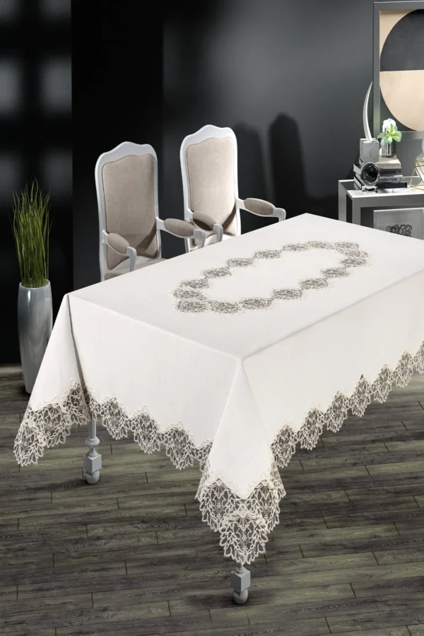 Rectangular Linen Tablecloth - Image 6