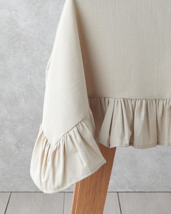 Ruffled Cotton Tablecloth - Image 2