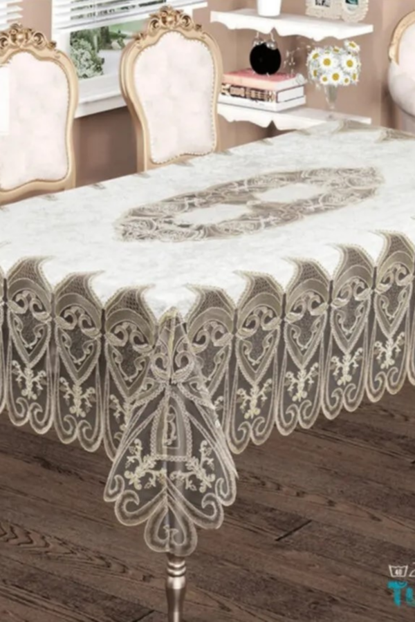 Velvet French Lace Tablecloth