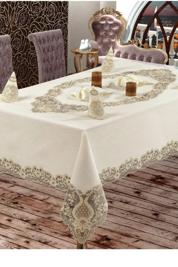 French Lace Tablecloth Set