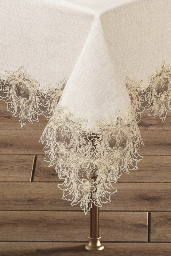 Natural Linen Tablecloth - Image 2